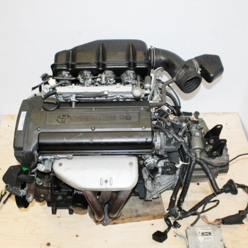 JDM TOYOTA 4a-ge Engine 20v 6 Speed Black Top